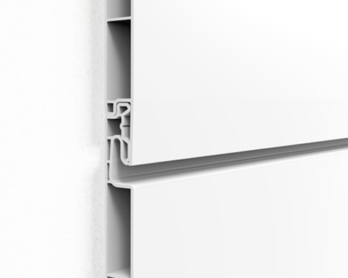 Screw concealment and locking feature